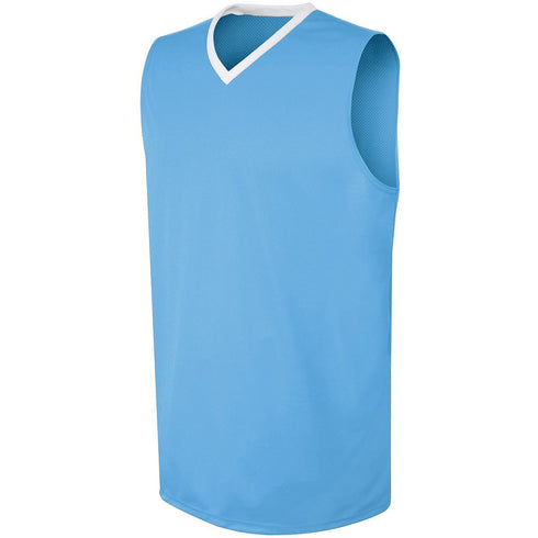 Russell Athletic Youth Transition Jersey (332371-C), Color 'Columbia Blue/White'